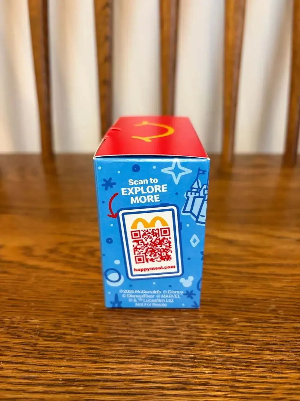 McDonald's Disney Disneyland Resort 70th Anniversary Happy Meal Box